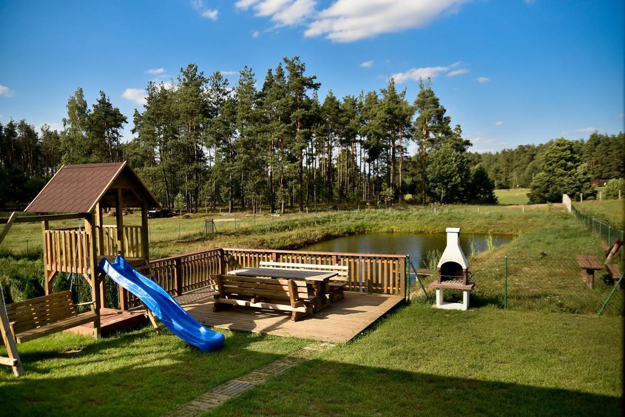 Вилла Domek Letniskowy Nad Stawem Lipusz Экстерьер фото
